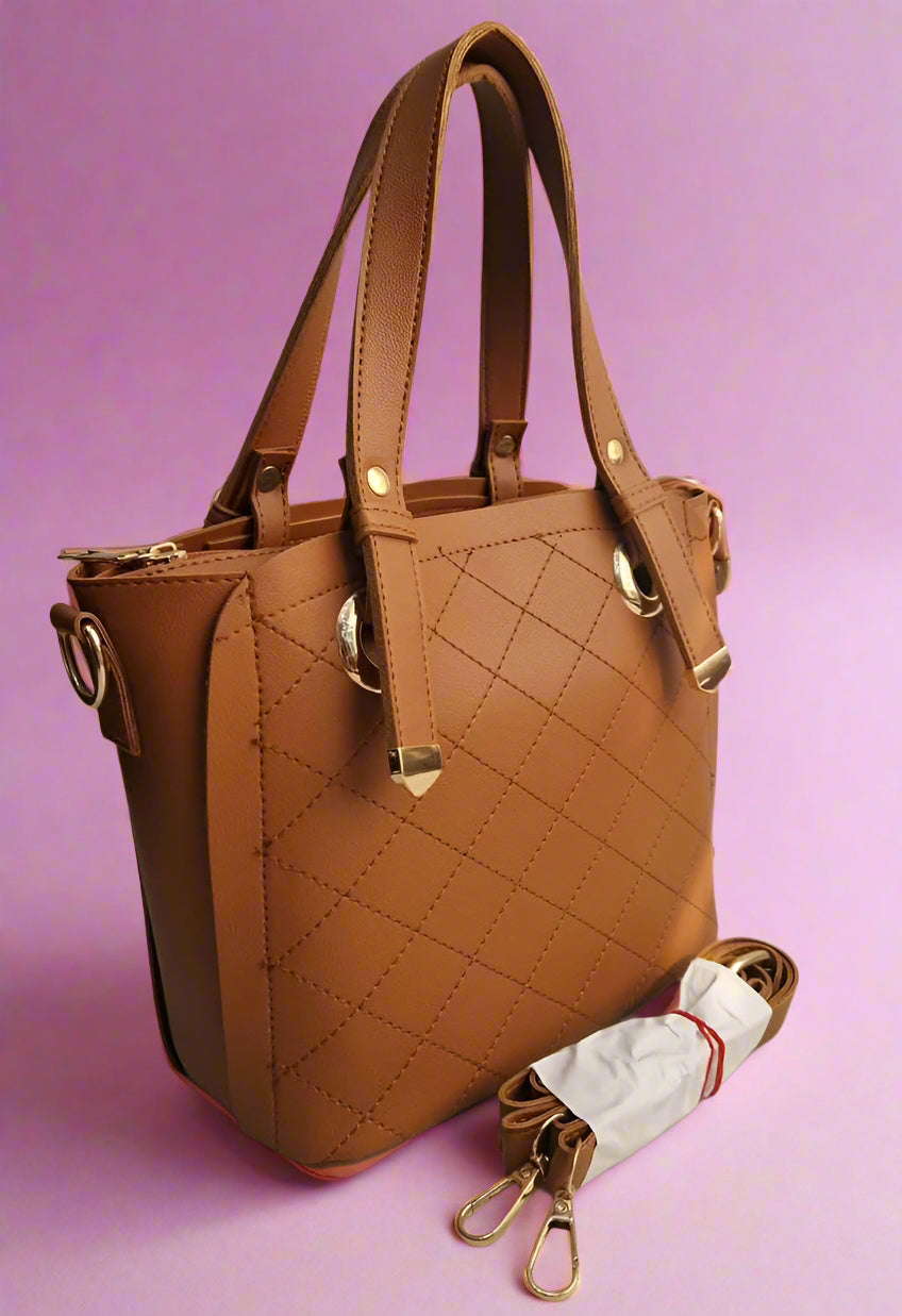 Luxe Brown Handbag